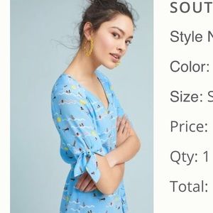 Anthropology Larke Southwoods dress